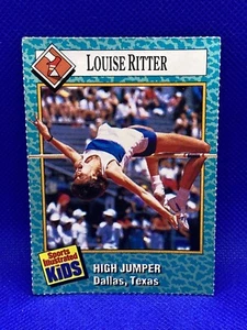 🔥1989 Sports Illustrated for Kids LOUISE RITTER #38 Olympic High Jumper🔥. - Imagen 1 de 2