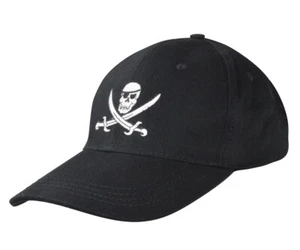 McAllister Pirate Skull Sword Baseball Cap Hat Embroidered Logo Cap Hat - Picture 1 of 3