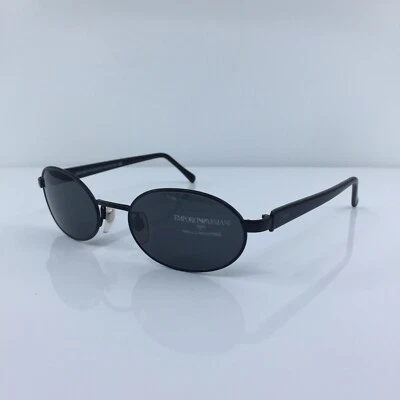 New Vintage Emporio Armani Sunglasses EA 106 C. 706 Matte Black 53-20mm Italy - Image 1 of 4