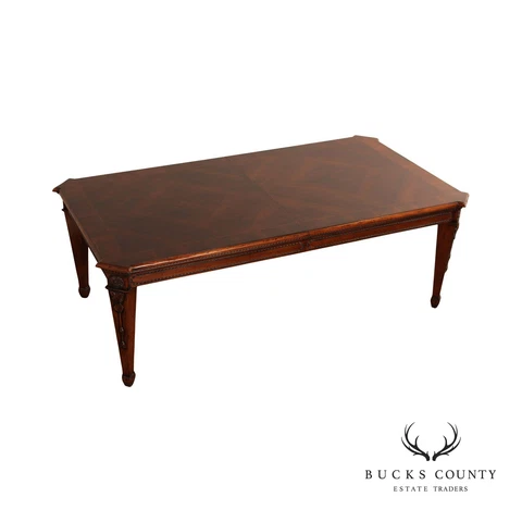 Francesco Molon Italian Renaissance Style Walnut Dining Table Cover