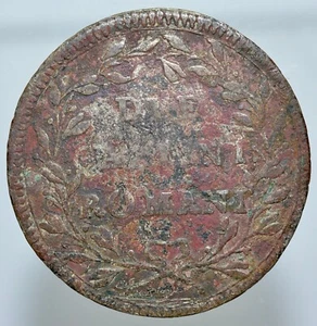 ROMA - PIO VI 1775-1799 -AG/ 2 CARLINI A. VII - Picture 1 of 2