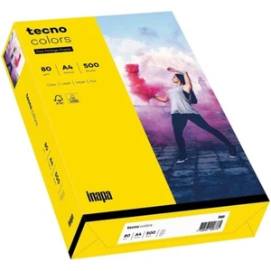 tecno Kopierpapier colors intensivgelb DIN A4 80 g/qm 500 Blatt - Bild 1 von 2