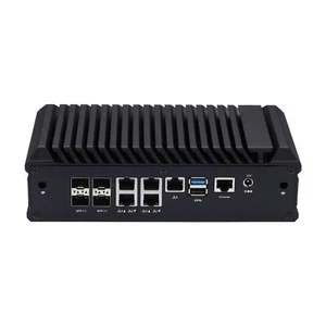 Router Gateway Qotom Mini PC 4* SFP+ 10G/5*2.5G I225,C3758R C3758 C3808 C3908 - Imagen 1 de 6