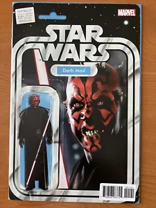 Star Wars Darth Maul #1 John Tyler Christopher Action Figure Variant Marvel NEW - Picture 1 of 2