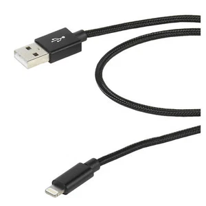 VIVANCO Lade- und Datenkabel, USB A - Stecker, kompatibel mit Apple, 1,5m - Bild 1 von 4