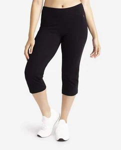 Danskin Black Sleek Fit Crop Pant - Picture 1 of 4