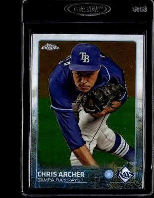 2015 Topps Chrome #152 Chris Archer - Image 1 of 2