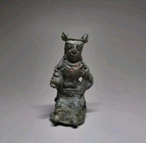 VERY RARE LURSITAN BRONZE FIGURE OF DEMON. - Picture 1 of 7