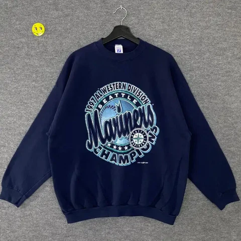 Vintage Seattle Mariners Crewneck Sweatshirt MLB Unisex Men Women KV9062 Cover