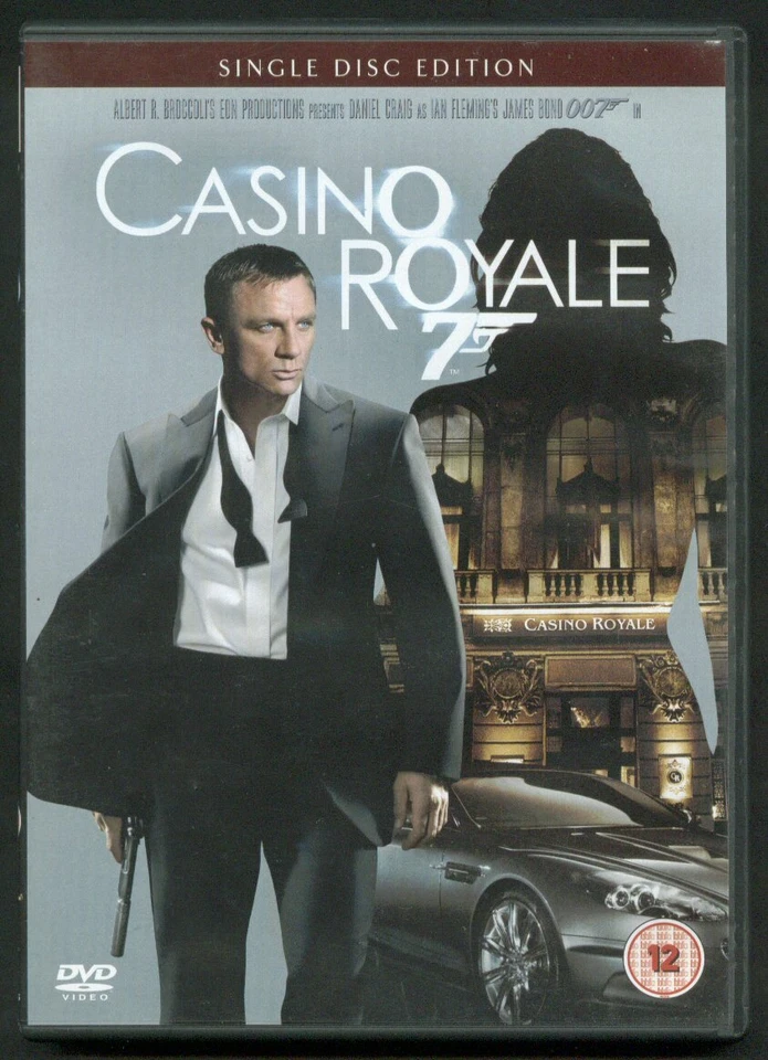 CASINO ROYALE James Bond Daniel Craig Ian Fleming DVD 2006  - Image 1 of 1