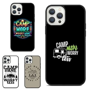Anti scratch Cover For iPhone SE XS XR Max 5 6 7 8 Plus camp more less camping - Picture 1 of 25