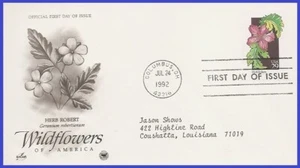 USA5 #2657 ADDR PCS ARTCRAFT FDC   Herb Robert Wildflower - Picture 1 of 1