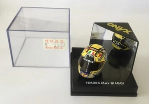 Casco modello Moto GP ONYX HM008 Max Biaggi AGV 1995 250GP scala 1:12 - Foto 1 di 8