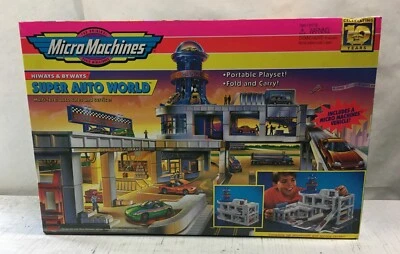 Micro Machines Super Auto World Hiways & Byways Kids Playset  NEW SEALED - Image 1 of 4