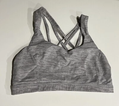 Sujetador Lululemon Free To Be Wild Wee Are From Space Nimbus Acorazado Talla 8 Foto 1 de 4