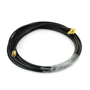 DAB Antennenadapter SMB Winkelbuchse - SMB Stecker 6m Verlängerung Kabel Adapter - Picture 1 of 3