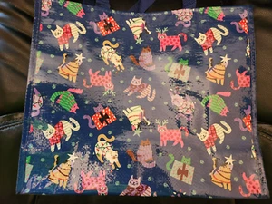 NWT Vera Bradley Catnip Christmas tote/reusable bag - Picture 1 of 3