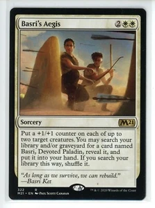 BASRI'S AEGIS Core Set 2021 #322 M21(LP)(MTG) - Picture 1 of 1