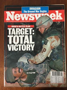 Newsweek Magazine March 4 1991 Bush's Battle Plan Target : Total victory - Picture 1 of 1