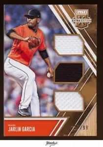 JARLIN GARCIA 2017 ELITE EXTRA EDITION TRIPLE 2 COLOR GAME USED JERSEYS#/99 - Picture 1 of 1