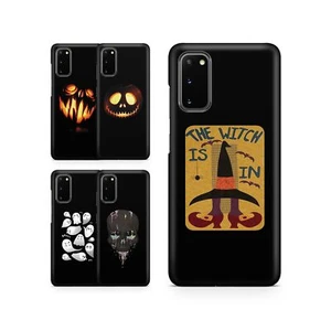 CASE FOR SAMSUNG S20 S10 S8 S9 S7 HARD PHONE COVER HALLOWEEN CREEPY - Picture 1 of 7