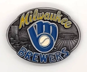 Vintage Milwaukee Brewers Belt Buckle - Picture 1 of 3