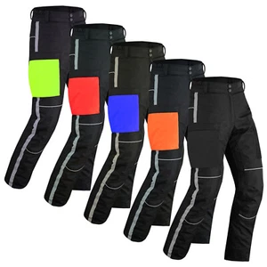 Motorbike Cordura Textile Trousers Biker Motorcycle Pants Waterproof CE Armours - Picture 1 of 16