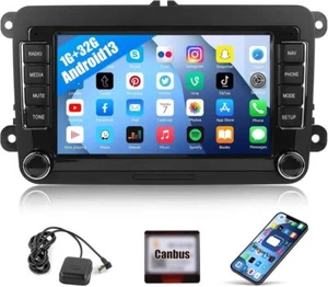 Für VW GOLF 5 6 Plus Touran Polo Caddy EOS 7" Android 13 Autoradio GPS Navi Wifi - Bild 1 von 12