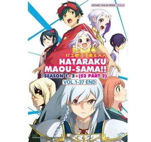 DVD Anime Hataraku Maou-Sama!! Season 1+2+(Sea.2 Part 2) (1-37 End) English Dub - Picture 1 of 6