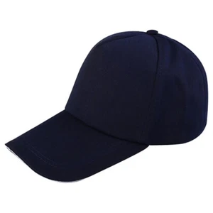 Berretto da baseball blu navy 10 pezzi regolabile sublimazione vuoto tinta unita unisex - Foto 1 di 5