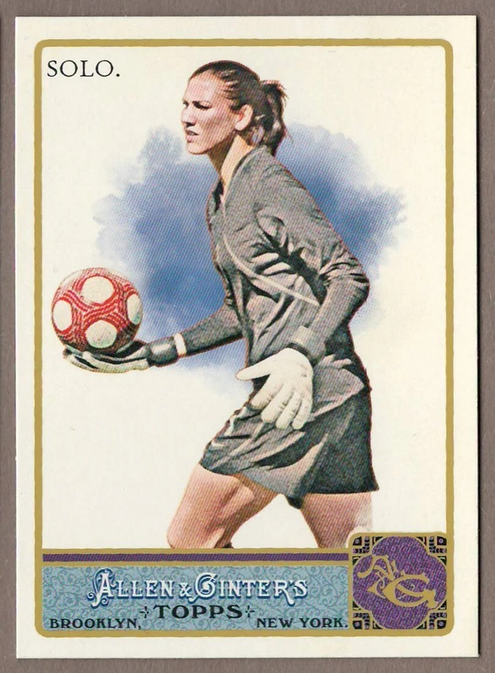 HOPE SOLO 2011 Topps Allen and Ginter GLOSSY Set #12 #153/999 US Soccer FIFA Cup - Image 1 of 1