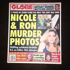 GLOBE OCTOBER 10 1995 NICOLE & RON MURDER PHOTOS - Bild 1 von 2