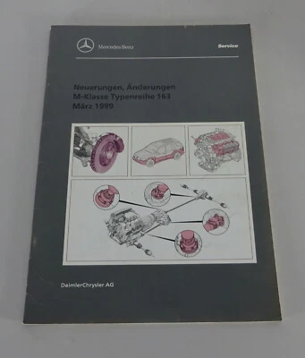 Manual de Taller/Novedades Mercedes-Benz Clase M Tipo Serie 163 Von 03/1999 - Imagen 1 de 4