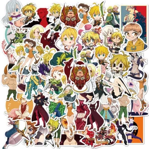 Die sieben Todsünden zufällig 10 Stück Anime Aufkleber - keine Duplikate - Bild 1 von 2