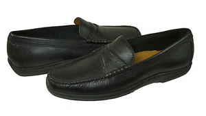 COLE HAAN PINCH CUP PENNY LOAFERS BLACK SHOES MEN SIZE11.5/D NIB - Picture 1 of 2