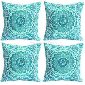 Decorative Home Decor 40 x 40 cm Cushion Cover Mandala Boho Sofa Pillow Case - Picture 1 of 6