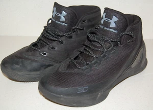 Under Armour Curry 3 Black Athletic Basketball Shoes 1269279-001 US 10, AUS 9 - Picture 1 of 8