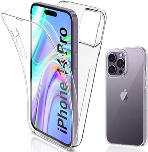 Pour APPLE Iphone 14 pro Coque avant GEL+ Arrière RIGIDE protection INTÉGRAL - Photo 1 sur 1