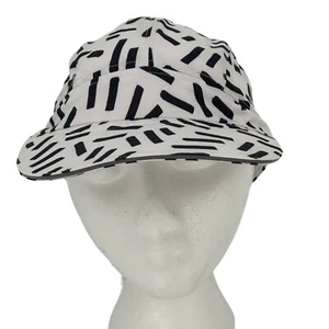 NWT LuluLemon Seawheeze Race to Win Adjustable Cap Hat White Black Patterned O/S - Picture 1 of 8