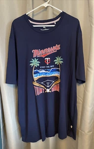 Minnesota MN Twins Tommy Bahama Tee T-Shirt XXXL 3XL Baseball - Picture 1 of 7
