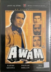 Awam - *Rajesh Khanna *Poonam Dhillon YRF Bollywood DVD - Imagen 1 de 2