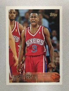 ALLEN IVERSON Rookie Card 1996-97 Topps #171 RC - RARE! Kobe - Bild 1 von 5