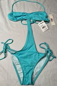 L*Space L Space Ocean Green Bathing Suit String Bikini NWT Size XS - Picture 1 of 7