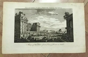 BAALBEC LEBANON 1779 18TH CENTURY NICE ENGRAVED VIEW  - Picture 1 of 9