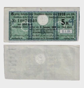 Germany - 1918 - 5 Mark - "aUNC" #CO7640 - Picture 1 of 6