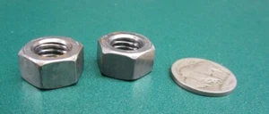 Hex Nut, Grade 5 Steel, RH, 7/16"-14,11/16" W x 3/8" H, 100 Pcs - Picture 1 of 10