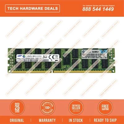 716322-081    HPE 24GB (1x24GB) Three Rank x4 PC3L-10600R (DDR3-1333) Registered - Image 1 of 2
