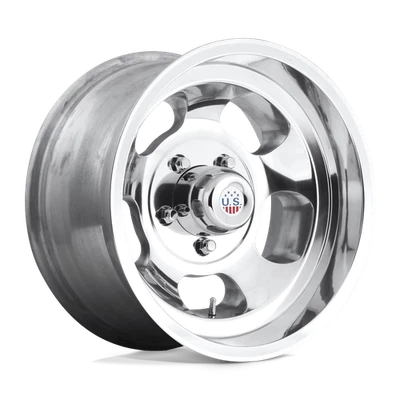 US Mags INDY U101 15x5 -12 Polished Wheel Rim 5x114.3 5x4.5 (QTY 1) U10115506525 Foto 1 de 4