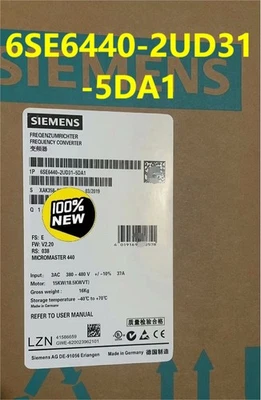 NEW 6SE6440-2UD31-5DA1 Siemens 6SE6 440-2UD31-5DA1 Free Shipping IN BOX US - Image 1 of 2