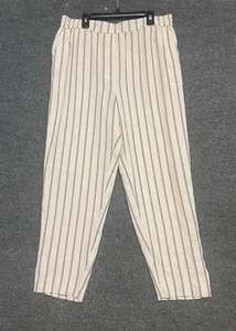Anthropologie Pull On Hose weiß mit rot gestreiften Größe M - Bild 1 von 15